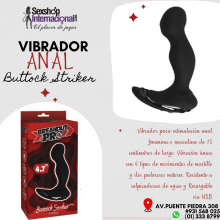 BUTTOCK STRIKER POTENTE VIBRADOR ANAL DAMA Y CABALLERO SEXSHOP